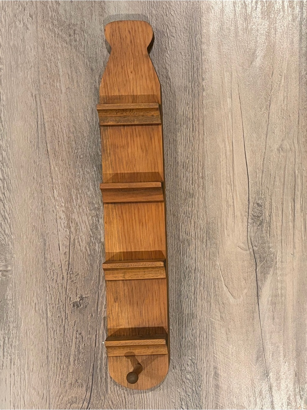 Vintage Wooden Trinket Shelf With Peg Cottage Core Primitive Grandma Core Boho